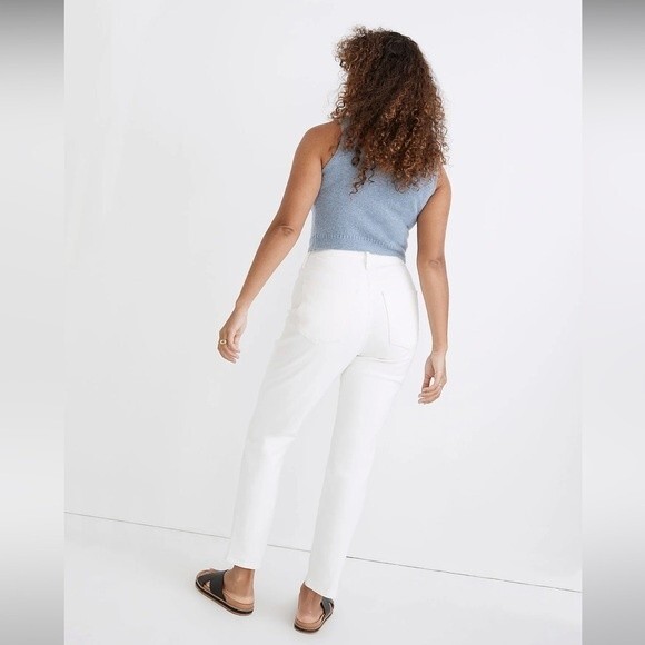 Madewell NWT Curvy Perfect Vintage Jeans Size 31 in Tile White High Rise - Picture 5 of 9
